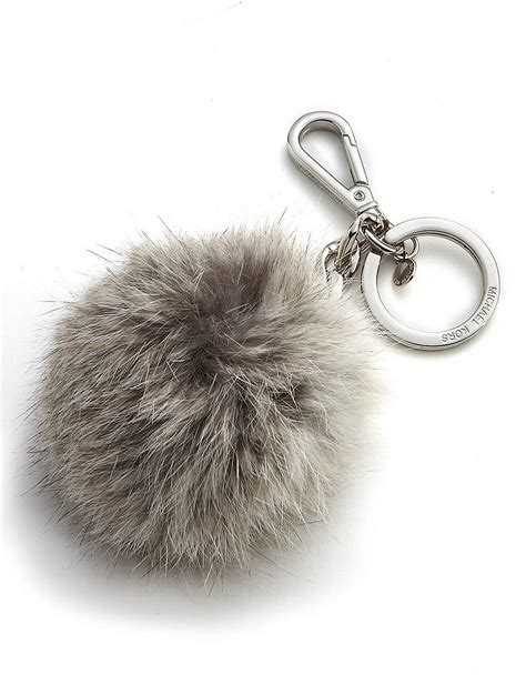 michael kors fur pom pom|Amazon.com: Michael Kors Fur Keychain.